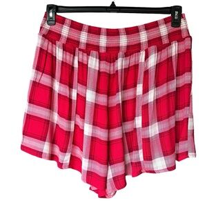 Torrid Red Plaid Women Shorts